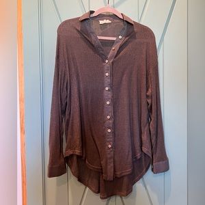 Sheer Button Down